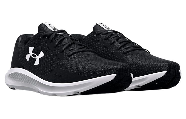 Under Armour Charged Pursuit 3 4E Wide 'Black White' 3025801-001 sold by KicksCrew product image thumbnail 3