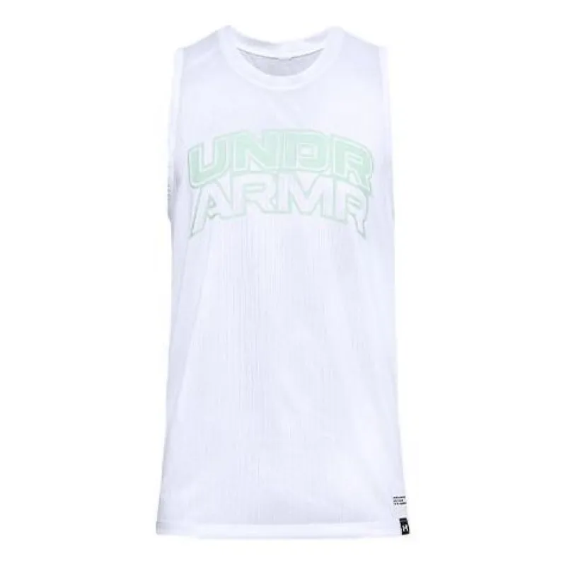 Under Armour Futures Basketball Tank Top 'White' 1356869-100 sold by KicksCrew