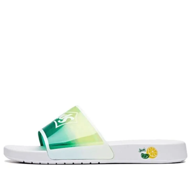 (WMNS) ANTA x Sprite Outdoors Slides 'White Green' 922036963-4 sold by KicksCrew