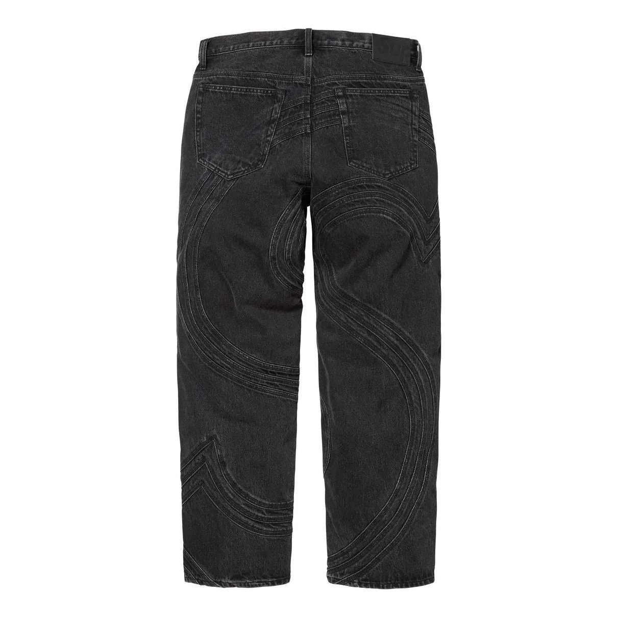Supreme S Logo Loose Fit Jeans 'Black' SUP-SS24-054 sold by KicksCrew product image thumbnail 2