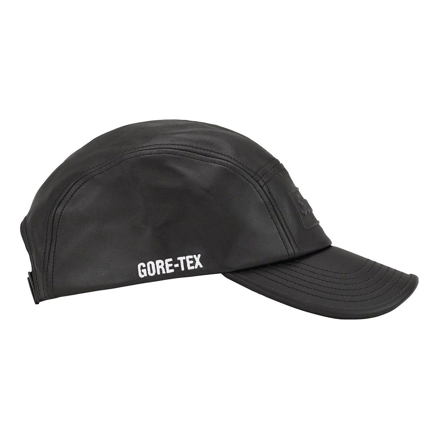 Supreme GORE-TEX Leather Camp Cap 'Black' SUP-SS22-782 sold by KicksCrew product image thumbnail 2