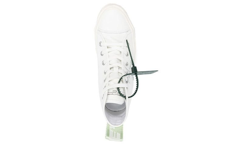 (WMNS) Off-White Vulcanised High-Top Sneaker 'White Green' OWIA195F22LEA0010101 sold by KicksCrew product image thumbnail 3