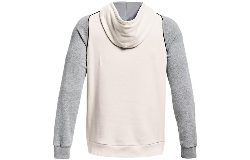 Under Armour Rival Varsity Fleece Hoodie 'Beige Grey' 1373831-112 sold by KicksCrew product image thumbnail 2