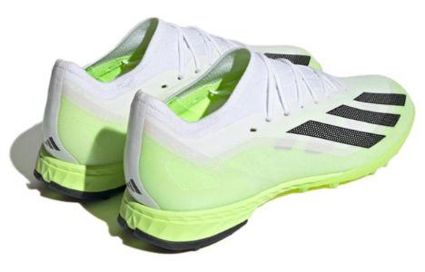 Adidas X Crazyfast.1 Turf Shoes 'Cloud White Lucid Lemon' IE6632 sold by KicksCrew