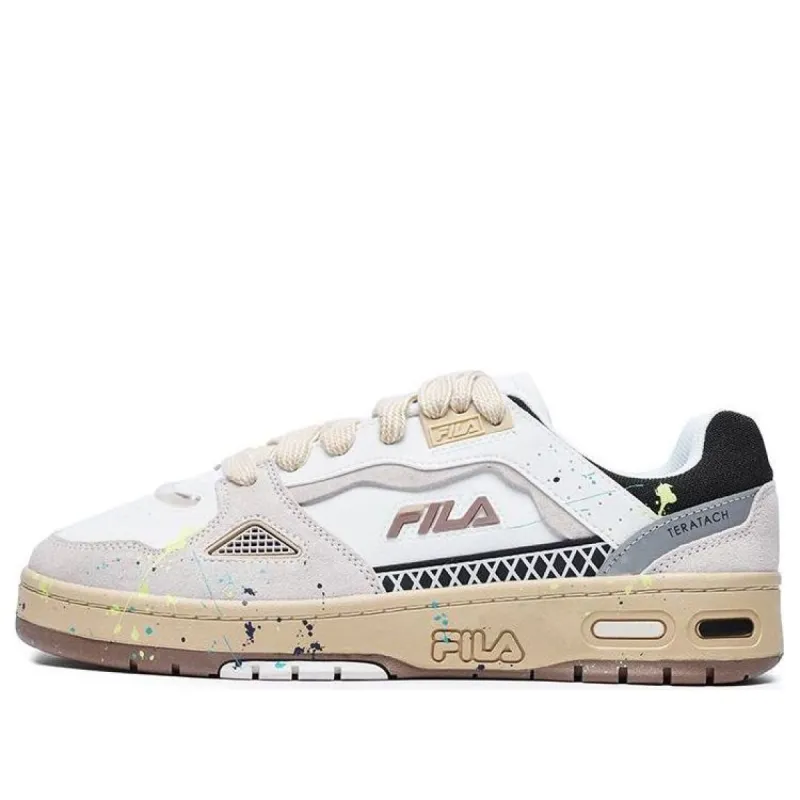 (WMNS) FILA FUSION Teratach Low-Pack Shoes 'White Beige Black' T12W233208FBA sold by KicksCrew