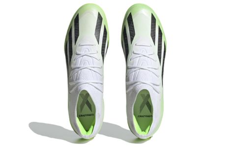 Adidas X Crazyfast.1 Turf Shoes 'Cloud White Lucid Lemon' IE6632 sold by KicksCrew