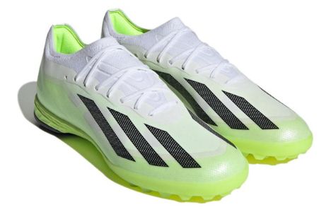 Adidas X Crazyfast.1 Turf Shoes 'Cloud White Lucid Lemon' IE6632 sold by KicksCrew