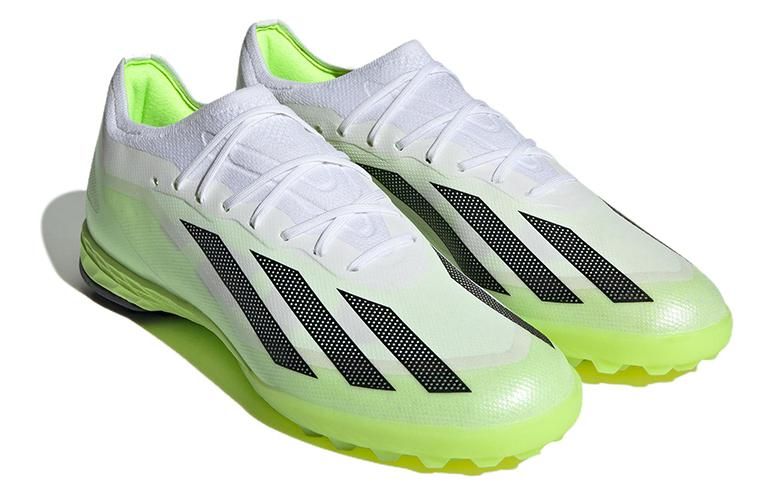 Adidas X Crazyfast.1 Turf Shoes 'Cloud White Lucid Lemon' IE6632 sold by KicksCrew product image thumbnail 3