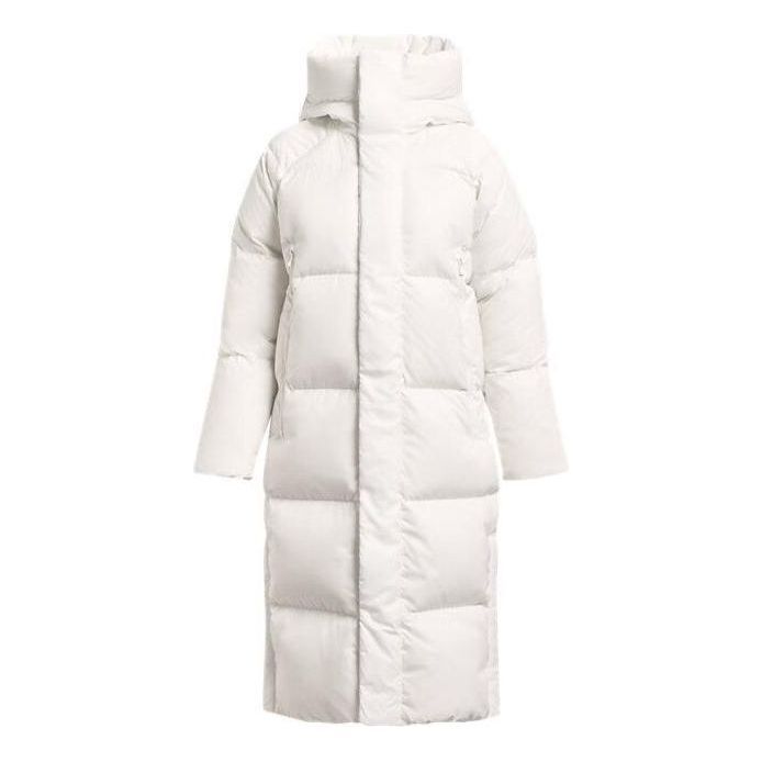 (WMNS) Under Armour ColdGear Infrared Long Puffer Jacket 'White' 1378857-112 sold by KicksCrew