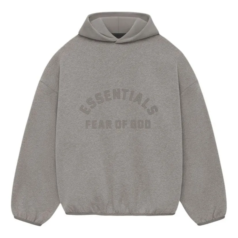 Fear of God Essentials Nylon Fleece Hoodie 'Heather Grey
