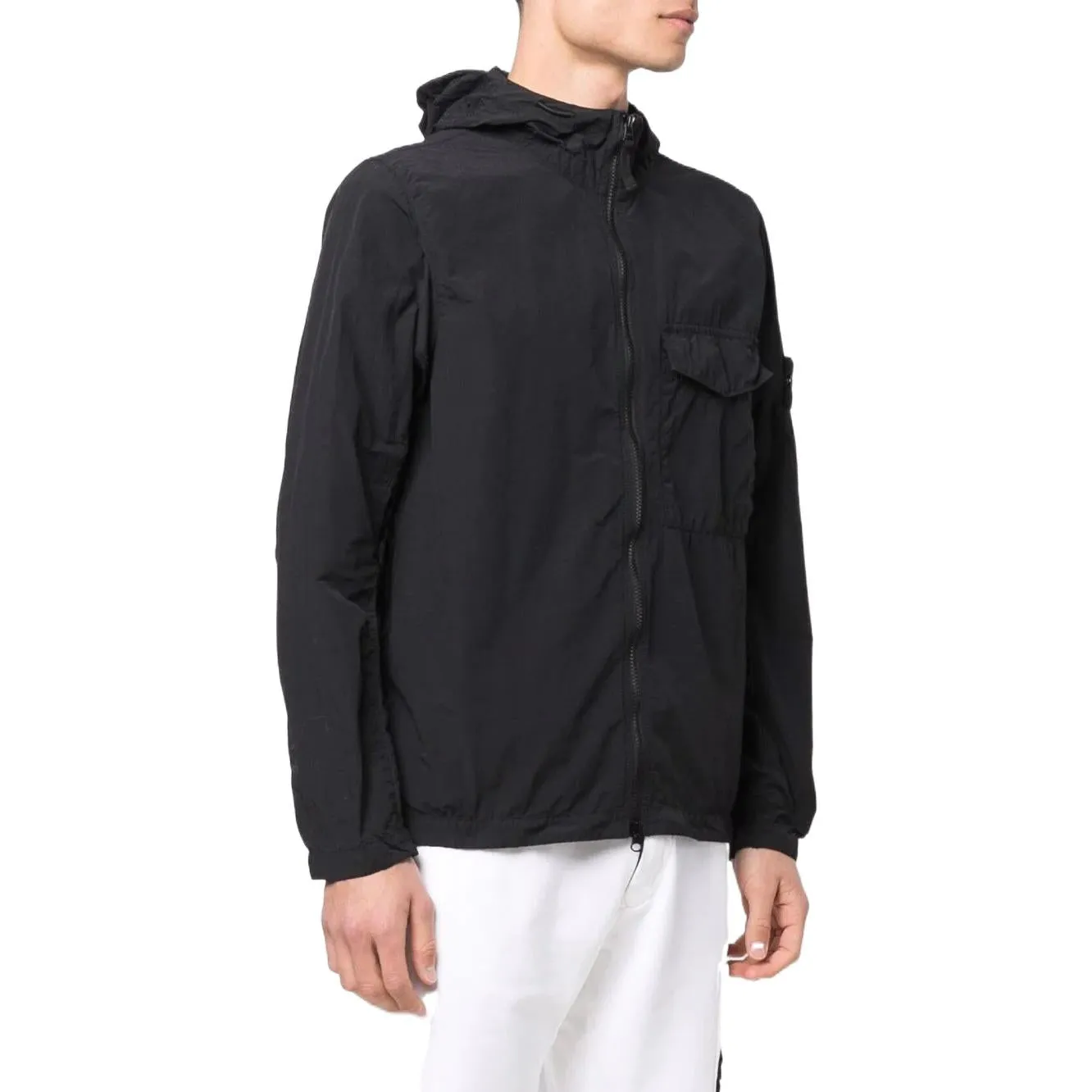 STONE ISLANDStone Island Naslan Light Hooded Overshirt 'Black' 761512402-V0029 sold by KicksCrew product image thumbnail 3