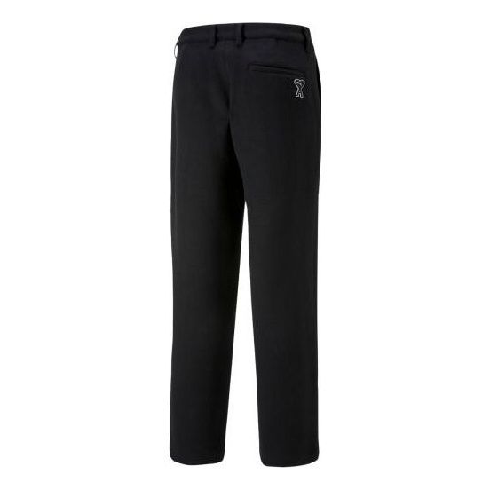 Puma X AMI Wool Pants 'Black' 535994-01 sold by KicksCrew