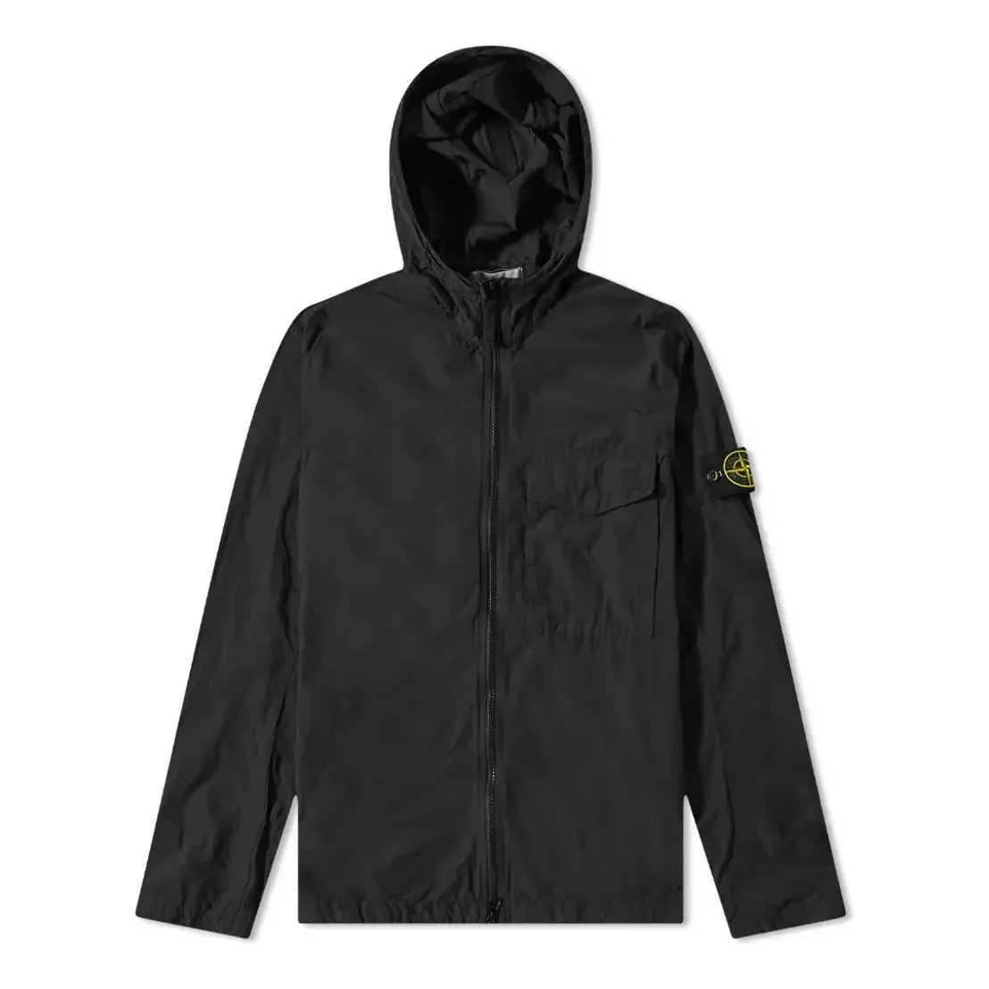 STONE ISLANDStone Island Naslan Light Hooded Overshirt 'Black' 761512402-V0029 sold by KicksCrew