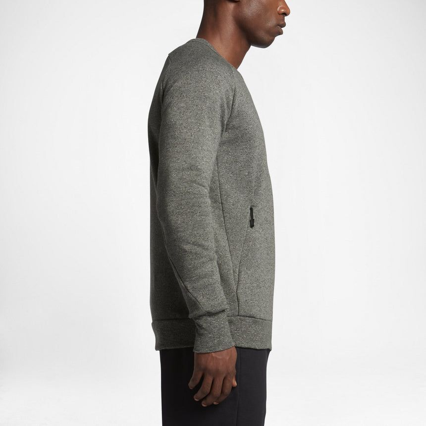 Air Jordan Icon Fleece Men's Sweatshirt 'Grey' 802185-355 sold by KicksCrew product image thumbnail 5