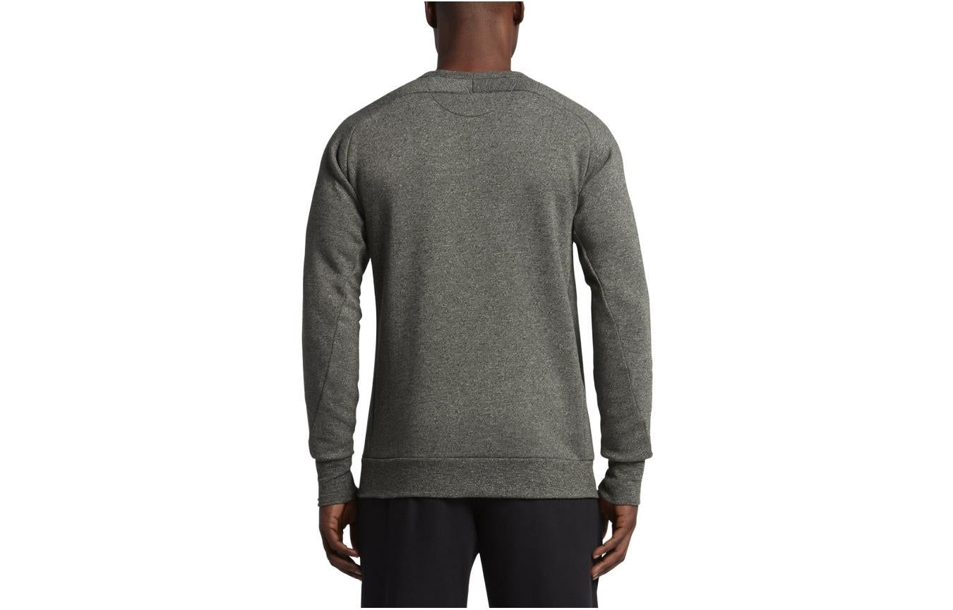 Air Jordan Icon Fleece Men's Sweatshirt 'Grey' 802185-355 sold by KicksCrew product image thumbnail 3