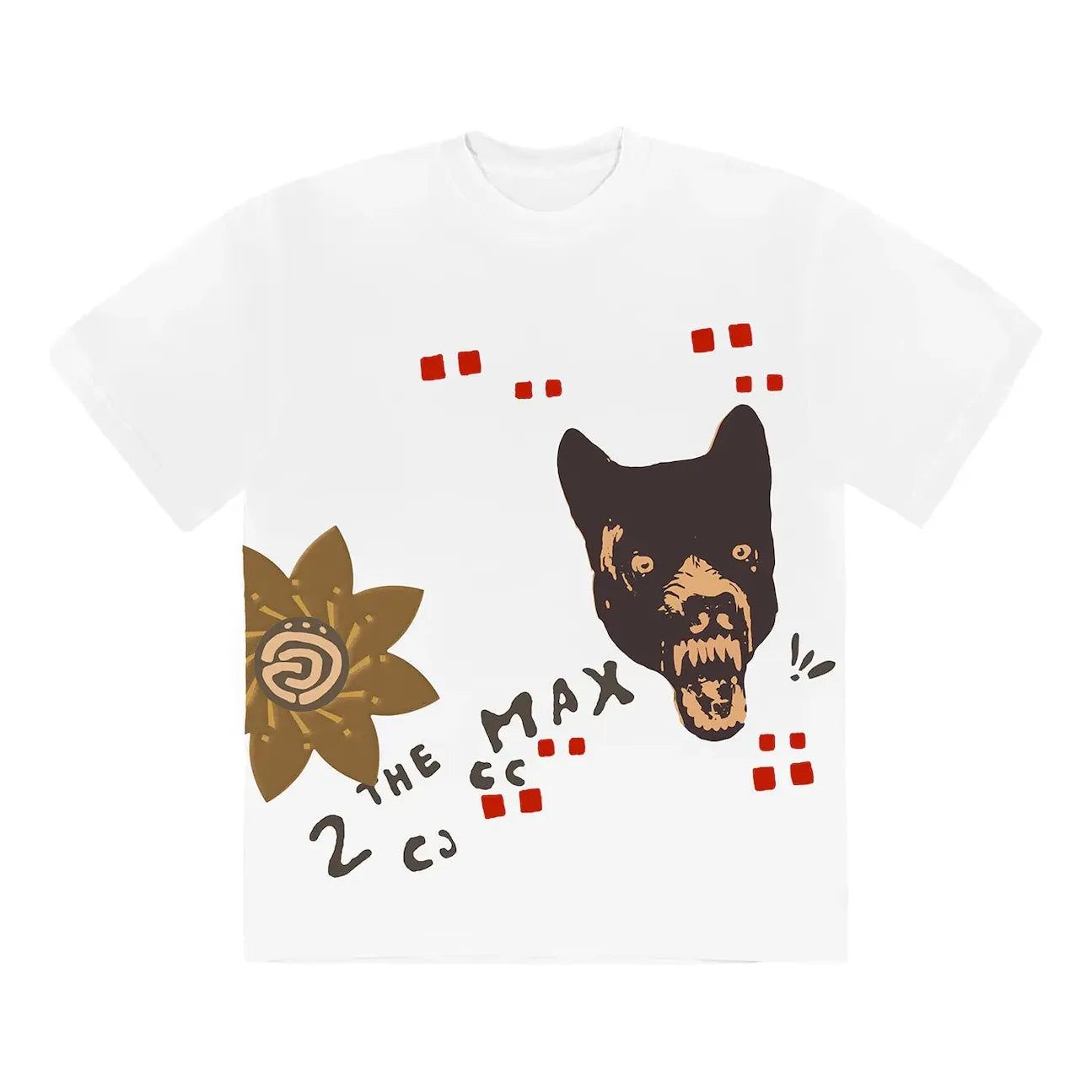 Travis Scott Cactus Jack Wolf T-shirt 'White' CJAM-SS03_M sold by KicksCrew