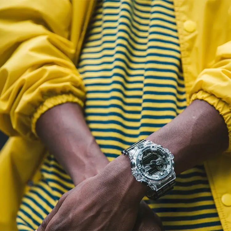 CASIO G-Shock Digital-Analog Set 'Clear/Black Pink/Black' GA-700SK-1A-GMA-S140-4A sold by KicksCrew product image thumbnail 4