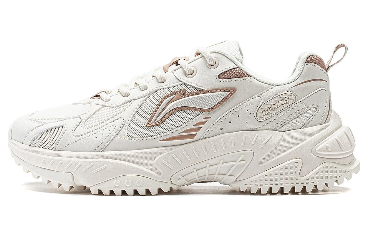 (WMNS) Li-Ning Qixing 2.0 'White Brown' AGCT312-4 sold by KicksCrew product image thumbnail 2