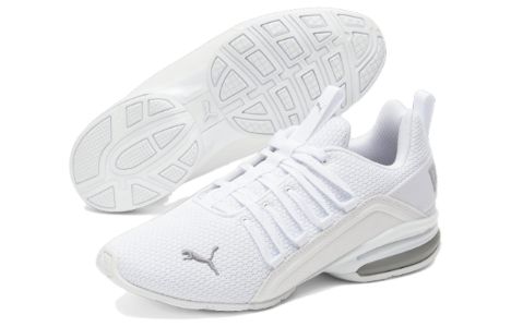 PUMA Axelion Refresh Sneakers 'White Silver' 377911-06 sold by KicksCrew
