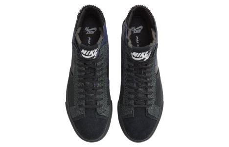 Nike SB Blazer Mid Premium 'Black/Navy' FD5113-400 sold by KicksCrew
