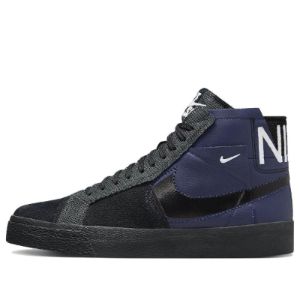 Nike SB Blazer Mid Premium 'Black/Navy' FD5113-400 sold by KicksCrew