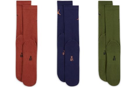 Air Jordan Everyday Crew Socks (3 pairs) 'Multi-Colour' DX9632-912 sold by KicksCrew