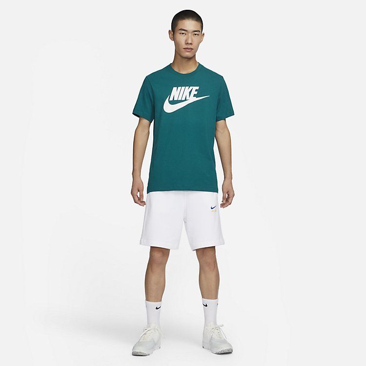 Nike AS NSW Tshirt Icon Futura 'Teal' AR5005-381 sold by KicksCrew product image thumbnail 5