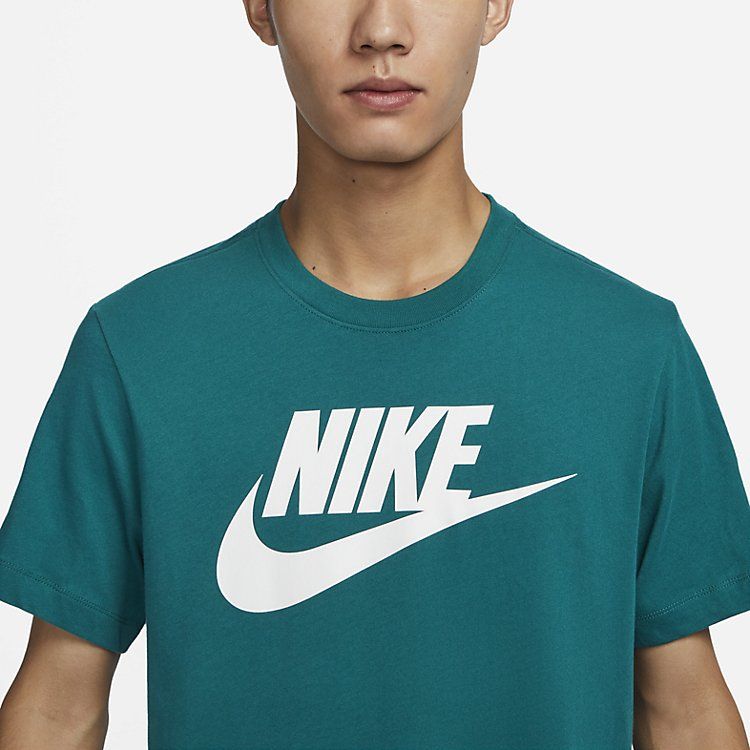 Nike AS NSW Tshirt Icon Futura 'Teal' AR5005-381 sold by KicksCrew product image thumbnail 2