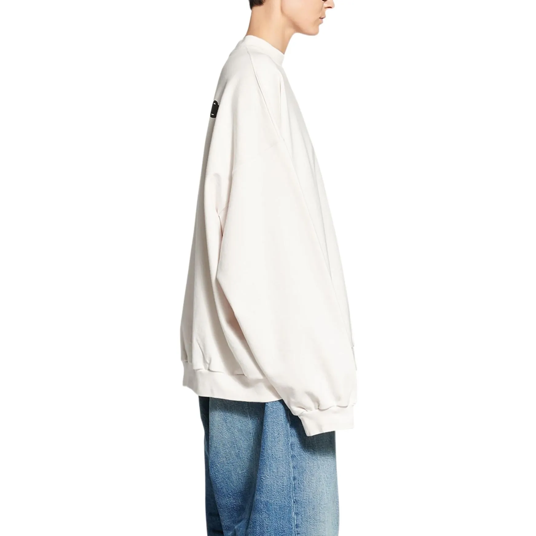 Balenciaga Strike 1917 Crewneck Sweater Oversized 'White' 699242TMVH29800 sold by KicksCrew product image thumbnail 5