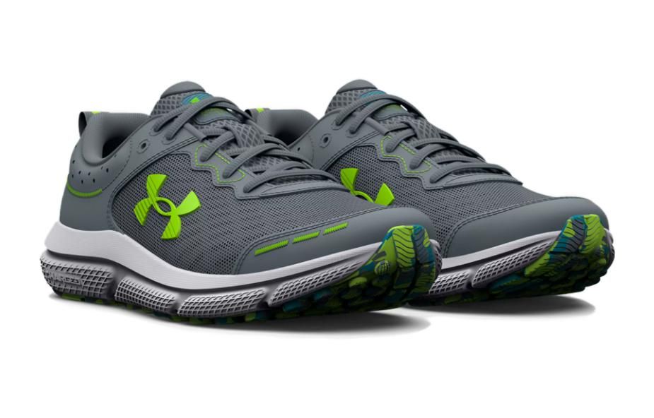 (GS) Under Armour Assert 10 AC Wide 'Gravel Lime Surge' 3026185-101 sold by KicksCrew product image thumbnail 3
