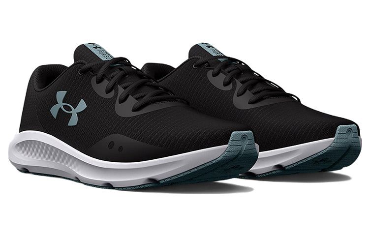 (WMNS) Under Armour Charged Pursuit 3 Tech 'Black Fuse Teal' 3025430-001 sold by KicksCrew product image thumbnail 3