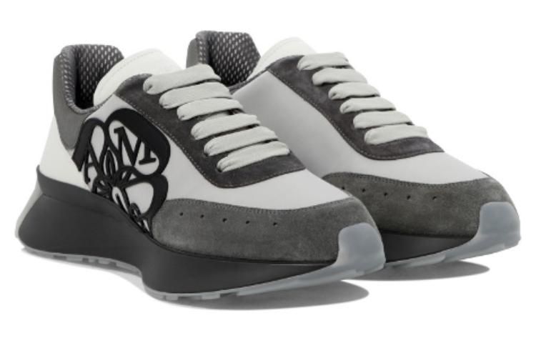 Alexander McQueen Sprint Runner Exaggerated-Sole 'Grey White' 705071W4W118395 sold by KicksCrew product image thumbnail 3