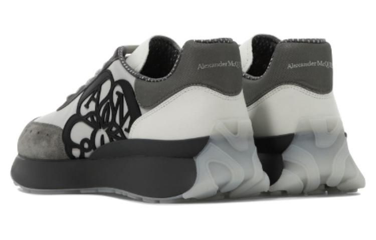 Alexander McQueen Sprint Runner Exaggerated-Sole 'Grey White' 705071W4W118395 sold by KicksCrew product image thumbnail 4