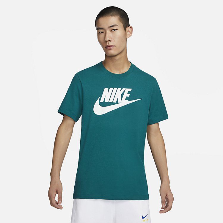 Nike AS NSW Tshirt Icon Futura 'Teal' AR5005-381 sold by KicksCrew product image thumbnail 4