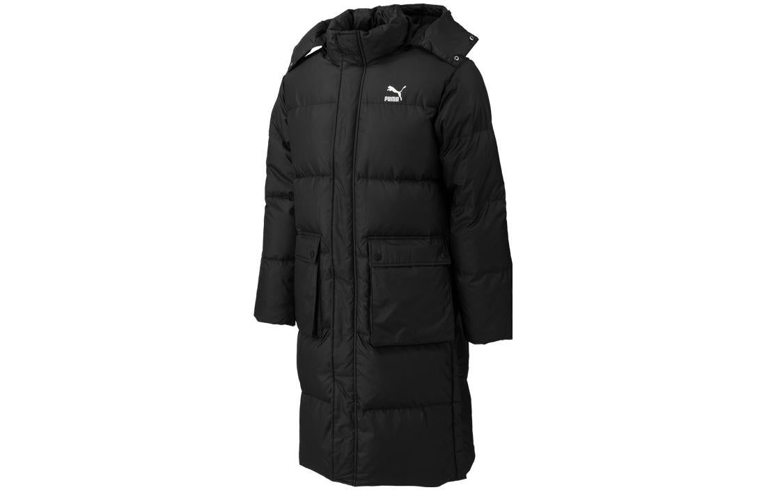 Puma Teamliga Long Down Coat 'Black' 539572-01 sold by KicksCrew product image thumbnail 2
