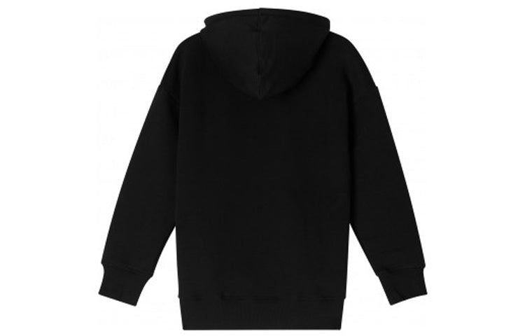 (WMNS) New Balance Classic Core Hoodie 'Black White' AWT93595-BK sold by KicksCrew product image thumbnail 2