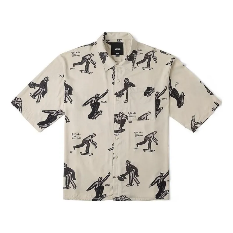 Vans × Asia Artist Collection SS24 Short-sleeved Shirt 'Beige' VN000J2XDGG sold by KicksCrew