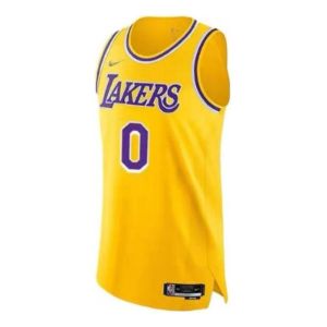 Nike x NBA LA LAKERS Russell Westbrook Jerseys 'Yellow' DB3365-728 sold by KicksCrew