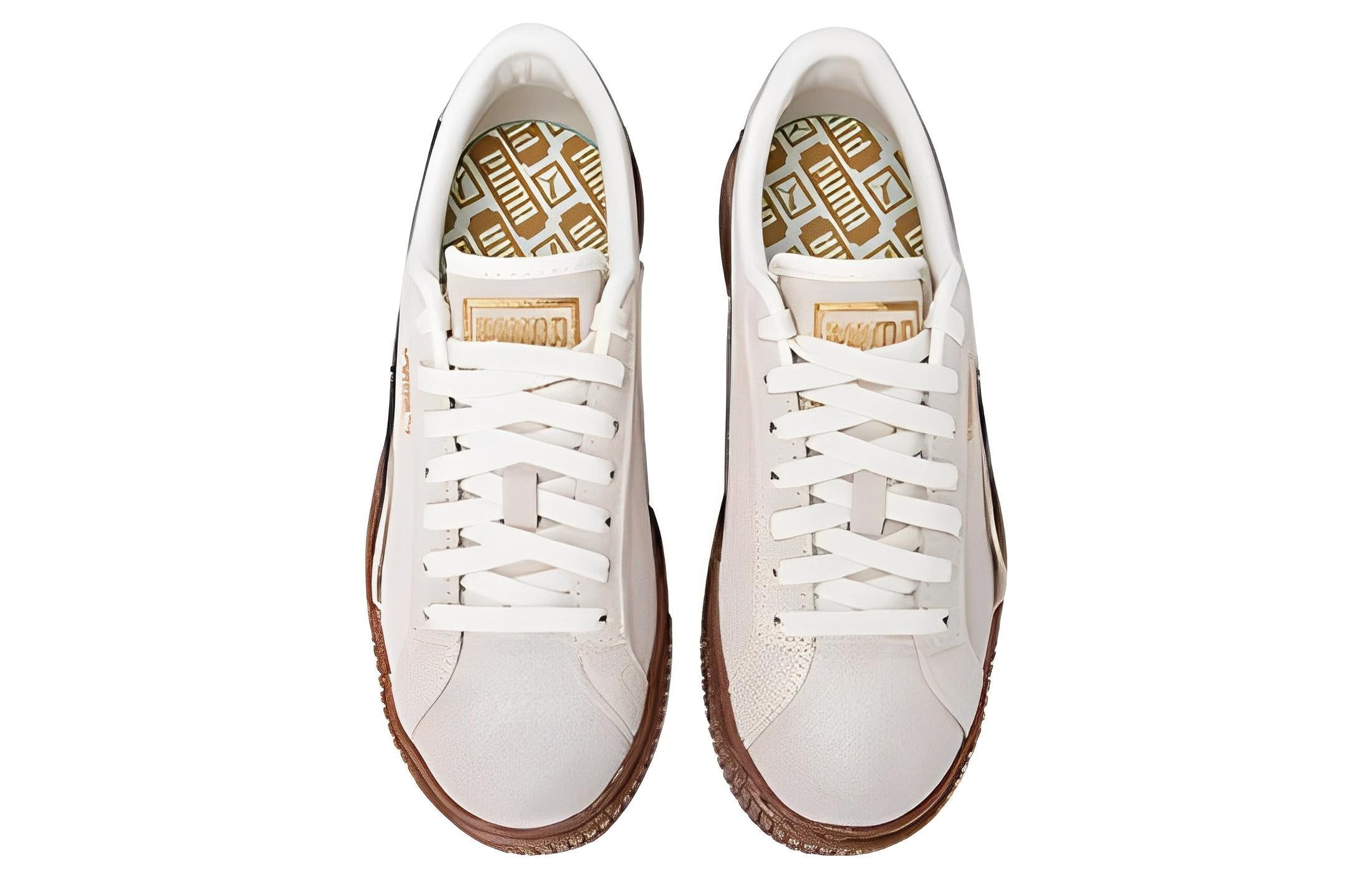 (WMNS) Puma Platform Skate Shoes 'Cream Black Brown' 395225-03 sold by KicksCrew product image thumbnail 4