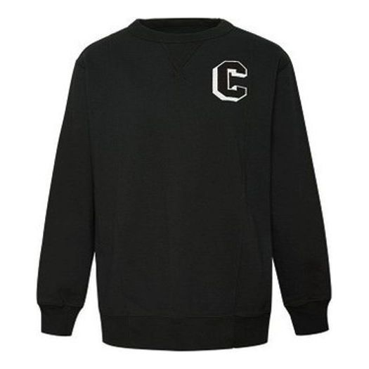 (WMNS) Converse Elevated Fleece Sweatshirt 'Black' 10019109-A01 sold by KicksCrew