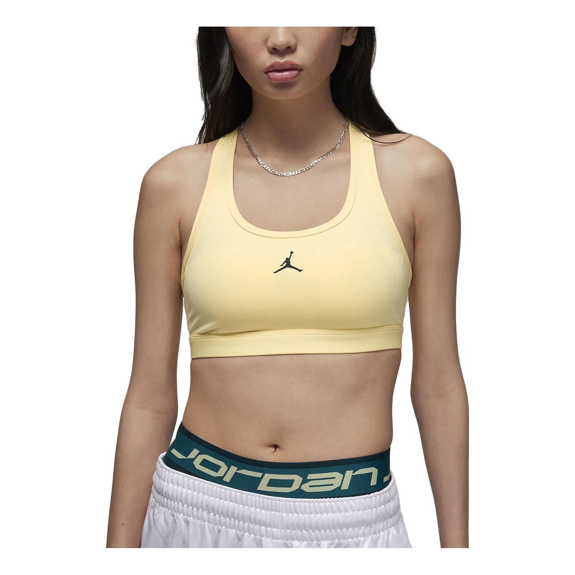 (WMNS) Air Jordan Jumpman Sports Bra 'Yellow' FB6873-821 sold by KicksCrew