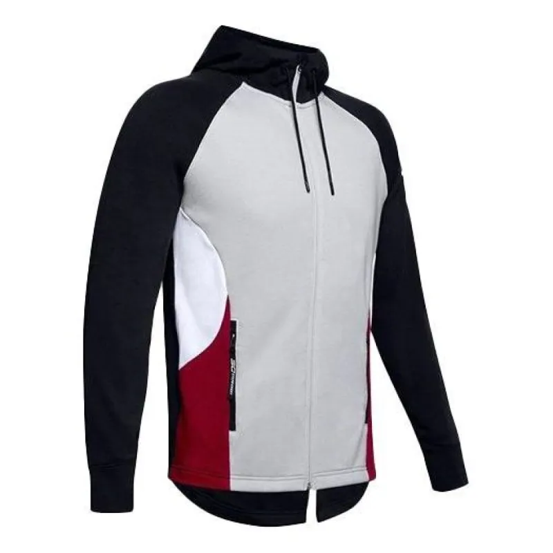 Under Armour SC30 Warm Up Hoodie Jacket 'Black Grey Red' 1351317-014 sold by KicksCrew