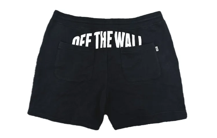 Vans Off the Wall Shorts 'Black White' VN0A3JC2BLK sold by KicksCrew product image thumbnail 2