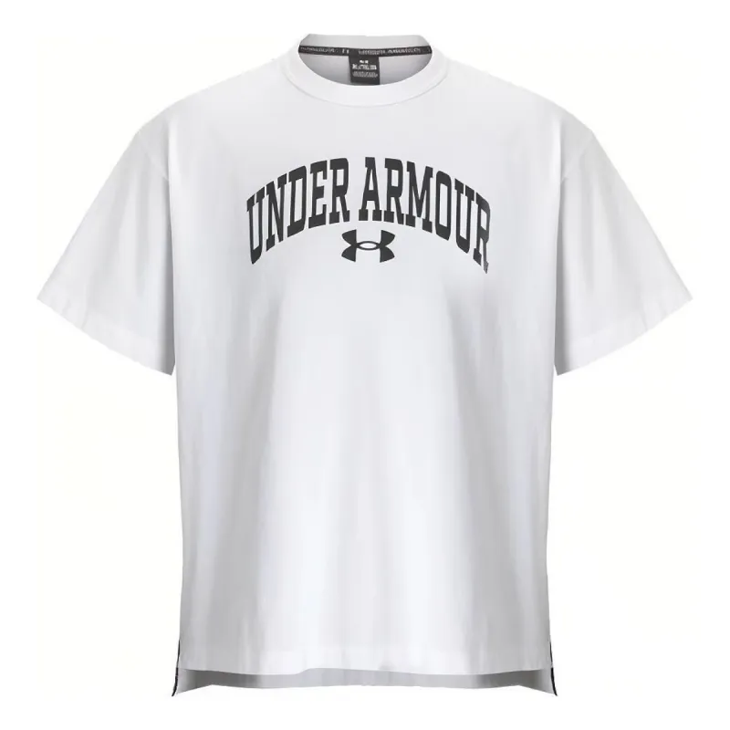 Under Armour APAC Half Sleeve Wordmark Logo T-shirt 'White' 1387994-100 sold by KicksCrew
