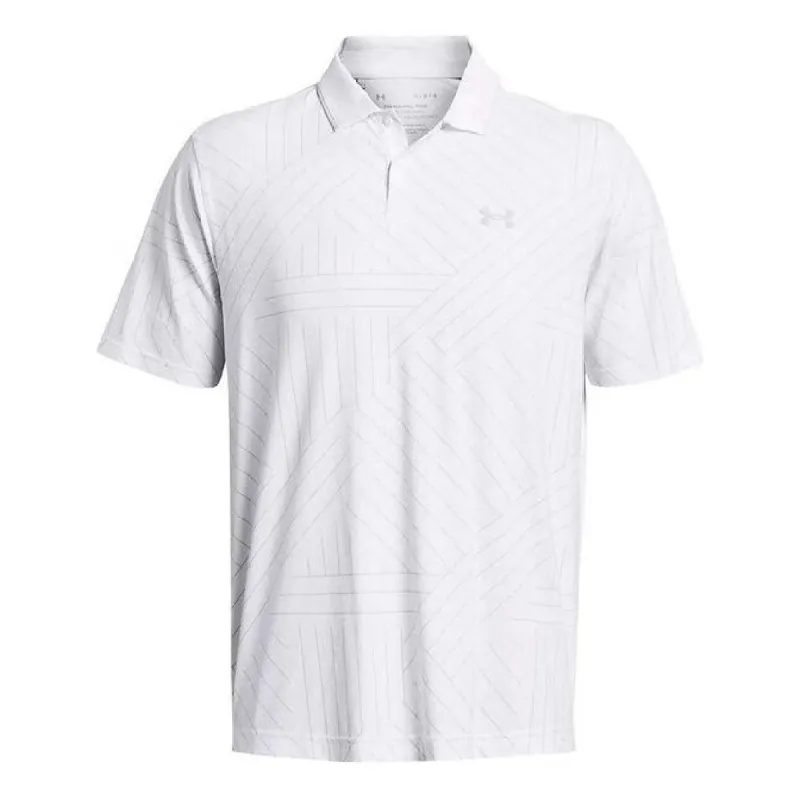 Under Armour Iso-Chill Edge Polo 'White Grey' 1377365-103 sold by KicksCrew