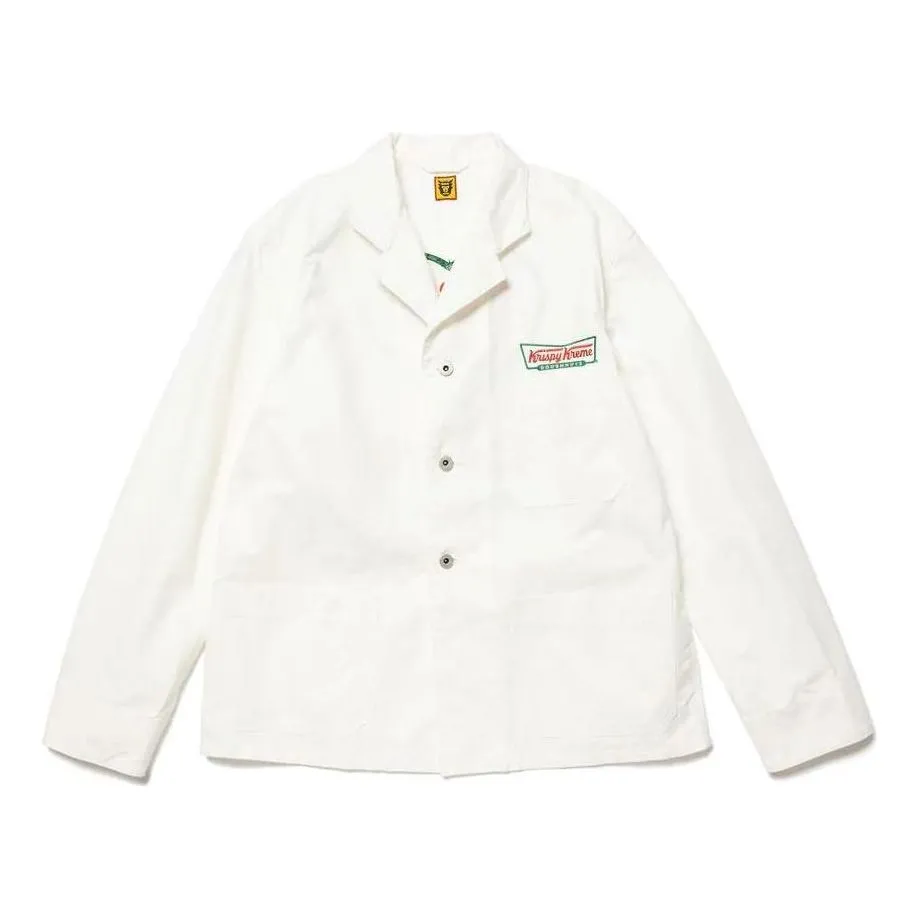 HUMAN MADE x Krispy Kreme Factory Jacket 'White' XX25JK001 sold by KicksCrew