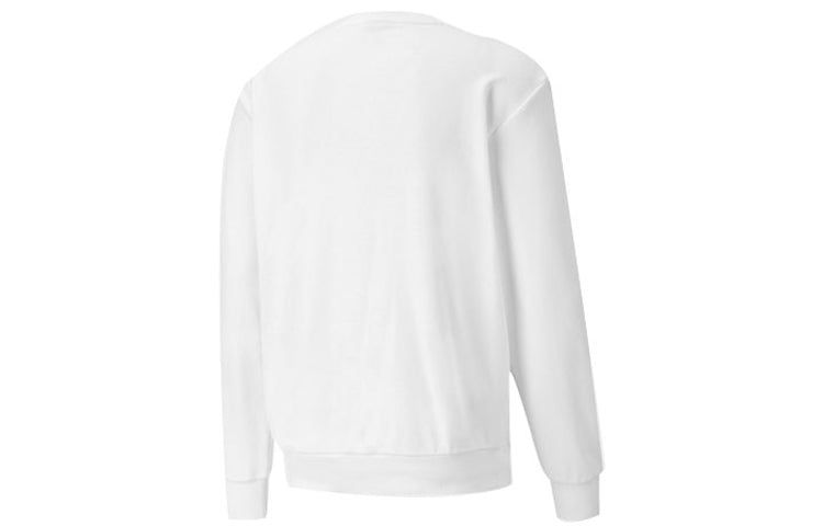 Puma Rebel Long Sleeve Sweater 'White Black' 585272-02 sold by KicksCrew product image thumbnail 2