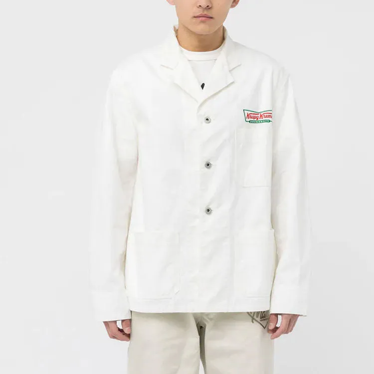 HUMAN MADE x Krispy Kreme Factory Jacket 'White' XX25JK001 sold by KicksCrew product image thumbnail 3