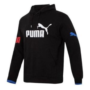 PUMA Logo Power Training Hoodie 'Black' 676667-56 sold by KicksCrew