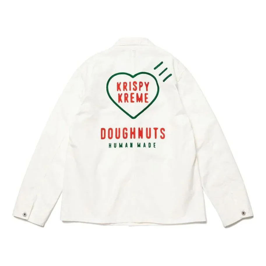 HUMAN MADE x Krispy Kreme Factory Jacket 'White' XX25JK001 sold by KicksCrew product image thumbnail 2